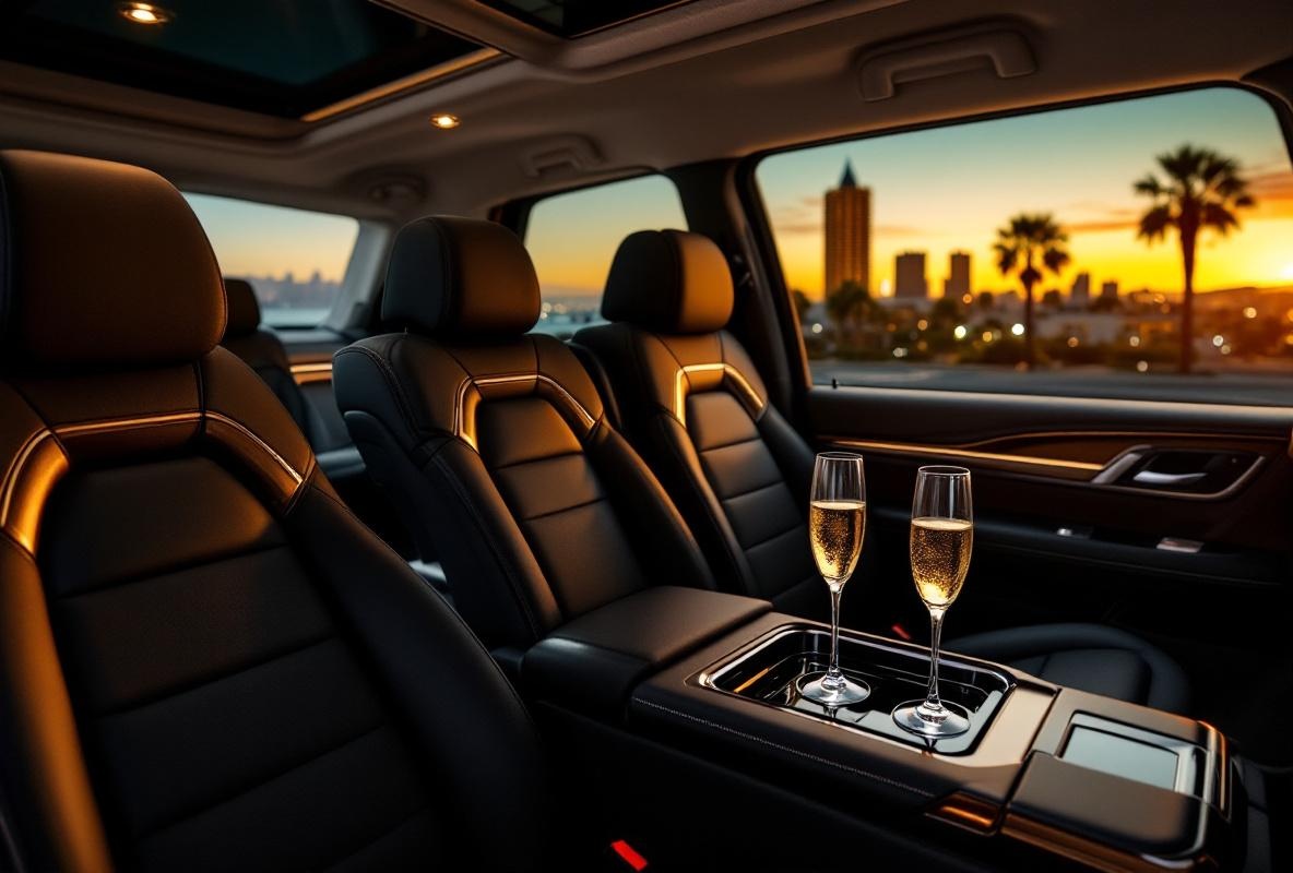 Luxury SUV Interior - Hourly Charter San Diego