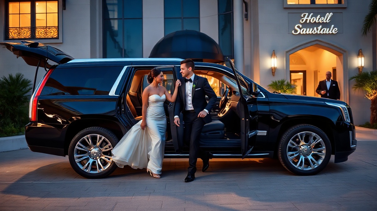 San Diego prom limousine service illustration