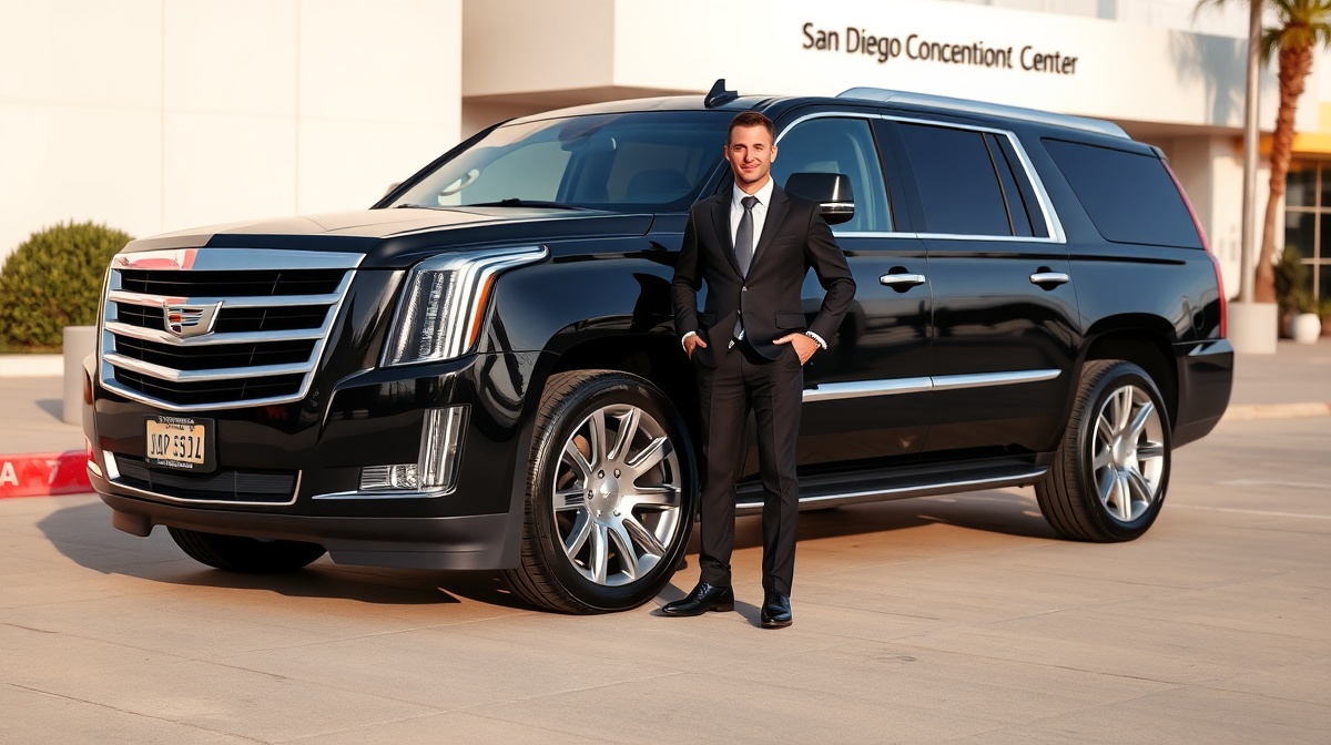 San Diego prom limousine service illustration