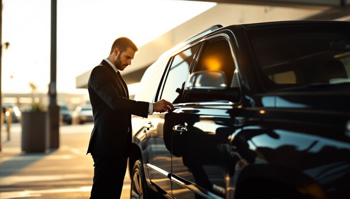do you tip black car service illustration