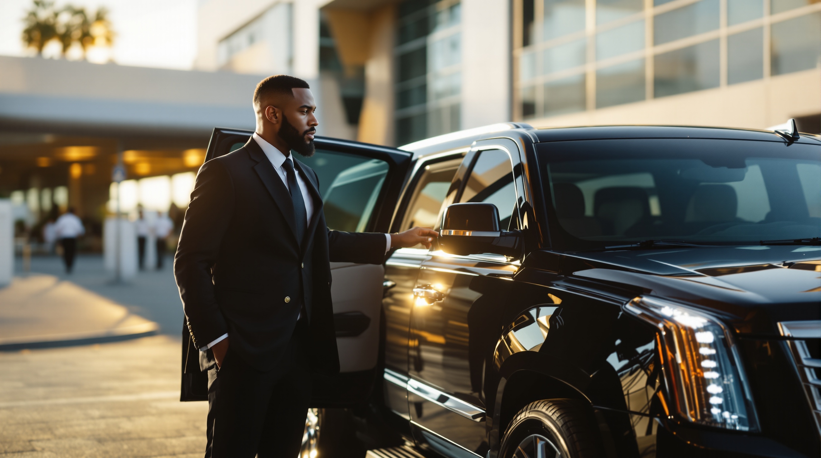 black car service san diego illustration