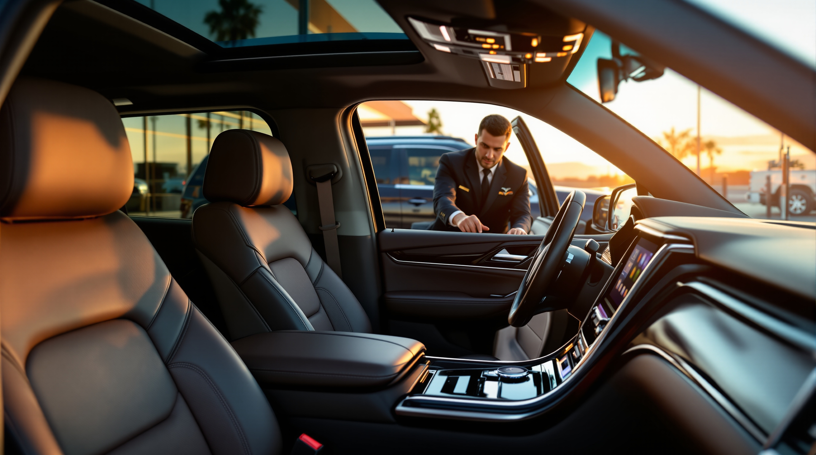 san diego cruise terminal chauffeur service illustration